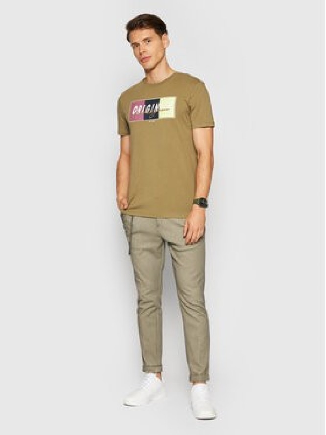Jack&Jones T-Shirt Mason 12193852 Zielony Standard Fit