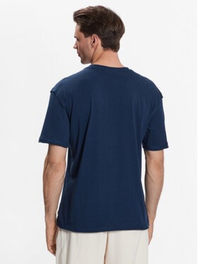 Outhorn T-Shirt TTSHM456 Granatowy Regular Fit