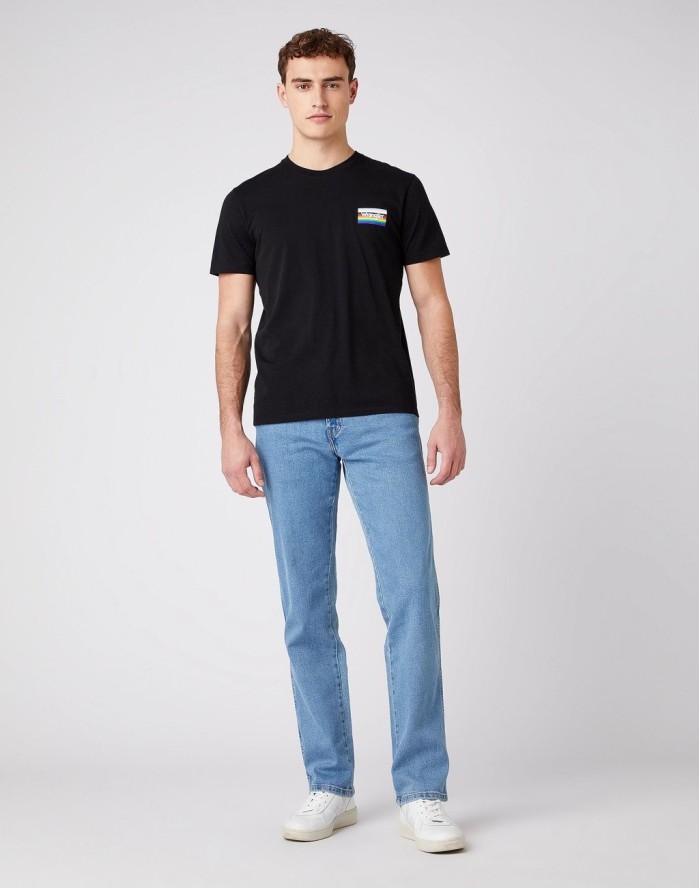 MĘSKA KOSZULKA WRANGLER PRIDE TEE BLACK W755D3100