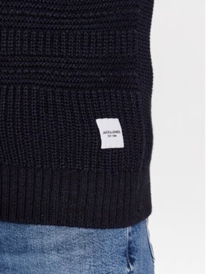 Jack&Jones Sweter 12236323 Granatowy Regular Fit