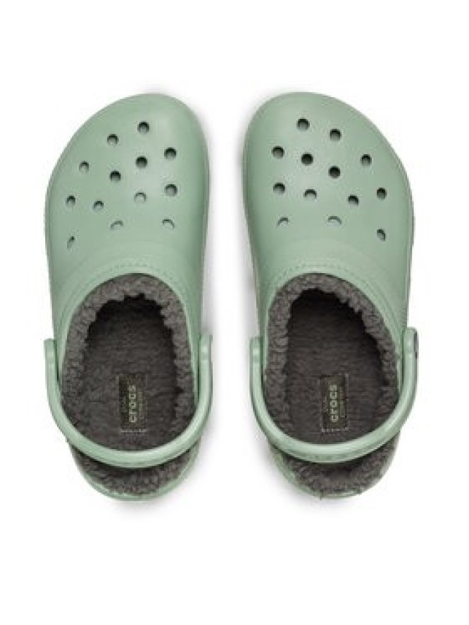 Crocs Klapki Classic Lined Clog 203591 Zielony