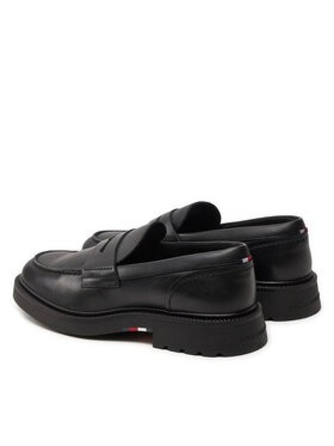 Tommy Hilfiger Półbuty Comfort Lwt Lth Loafer FM0FM05089 Czarny