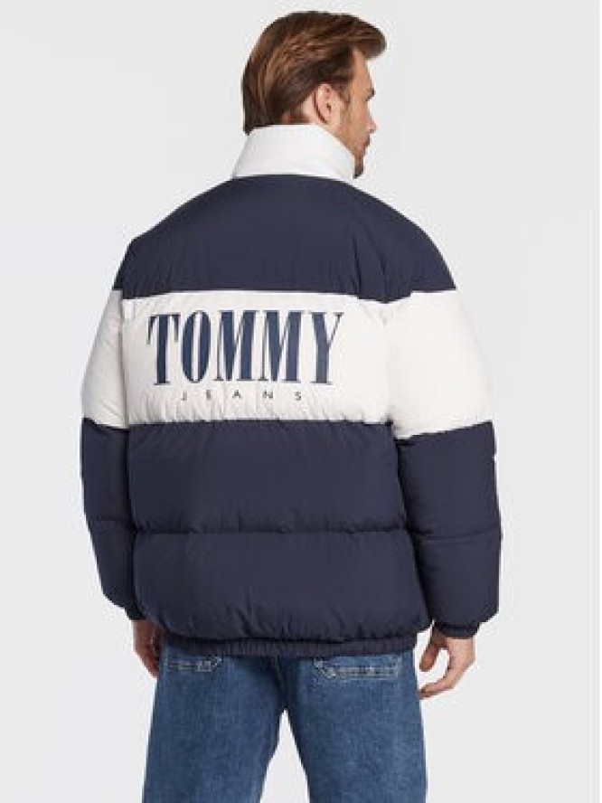 Tommy Jeans Kurtka puchowa Authentic Serif DM0DM14400 Granatowy Regular Fit