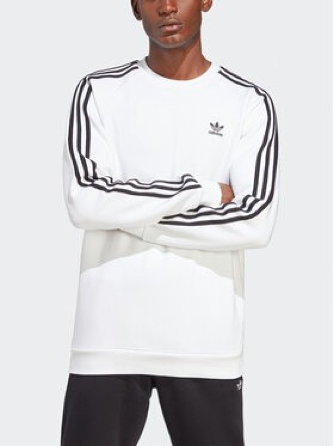 adidas Bluza Adicolor Classics 3-Stripes Crew Sweatshirt IA4862 Biały Regular Fit