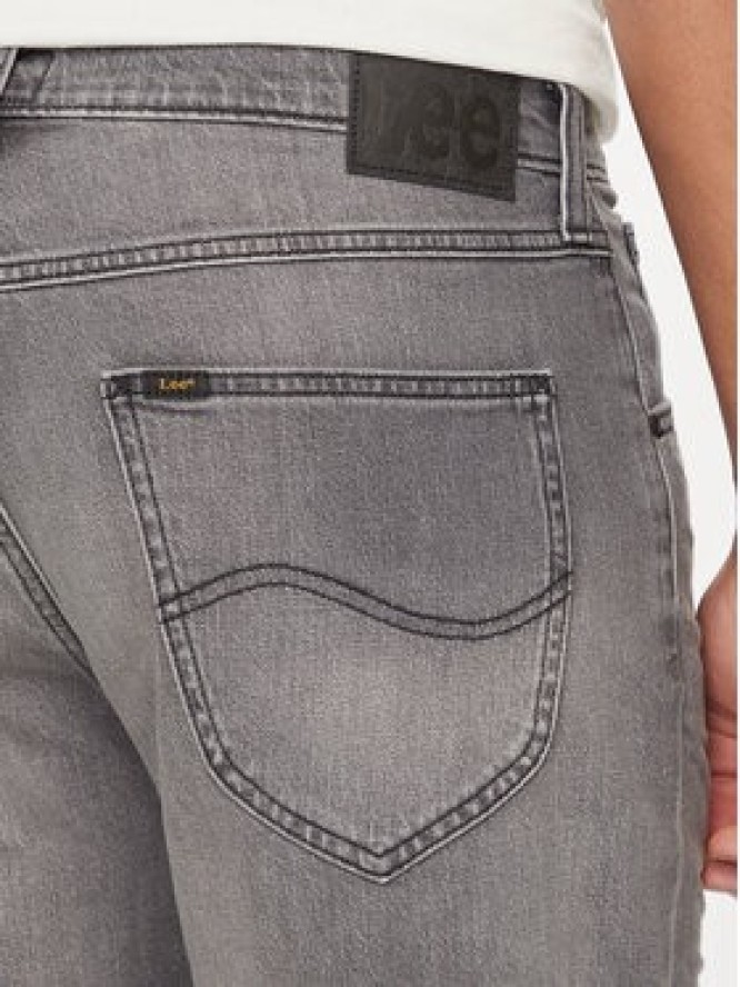 Lee Szorty jeansowe 5 Pocket 112349330 Szary Regular Fit