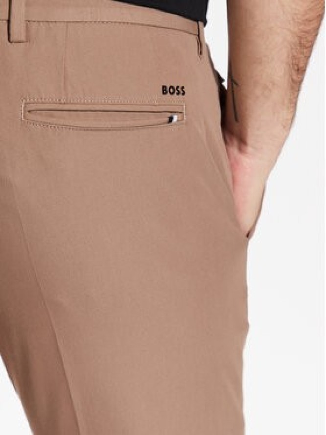 Boss Spodnie materiałowe Kaito1_T 50487754 Beżowy Slim Fit