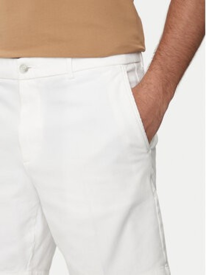 Boss Szorty materiałowe Kane-Shorts 50512527 Biały Regular Fit