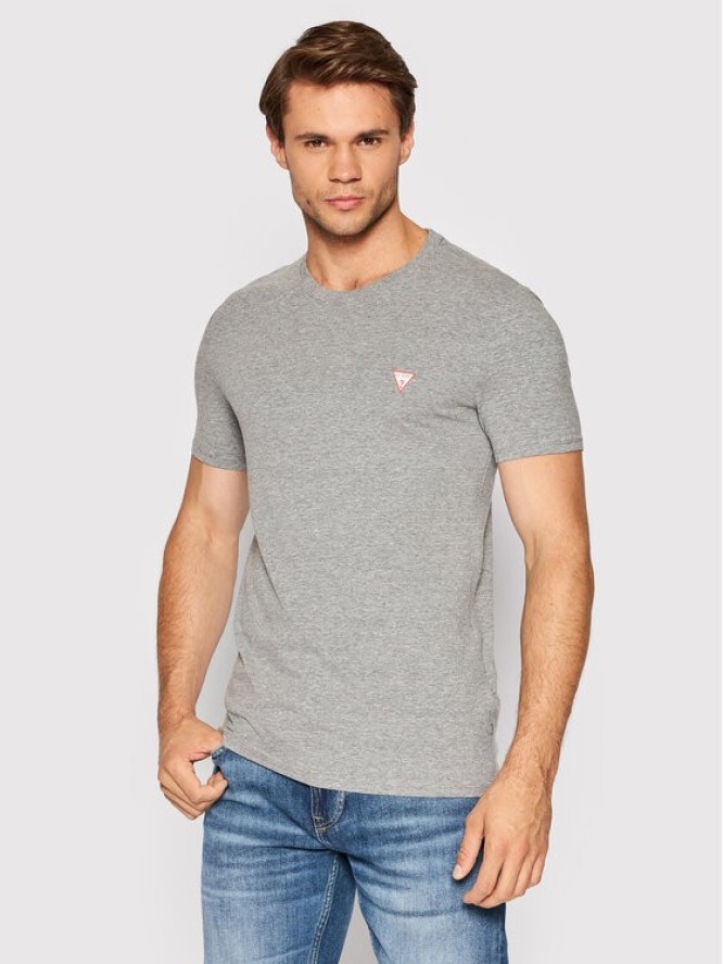 Guess T-Shirt M2YI24 J1311 Szary Super Slim Fit