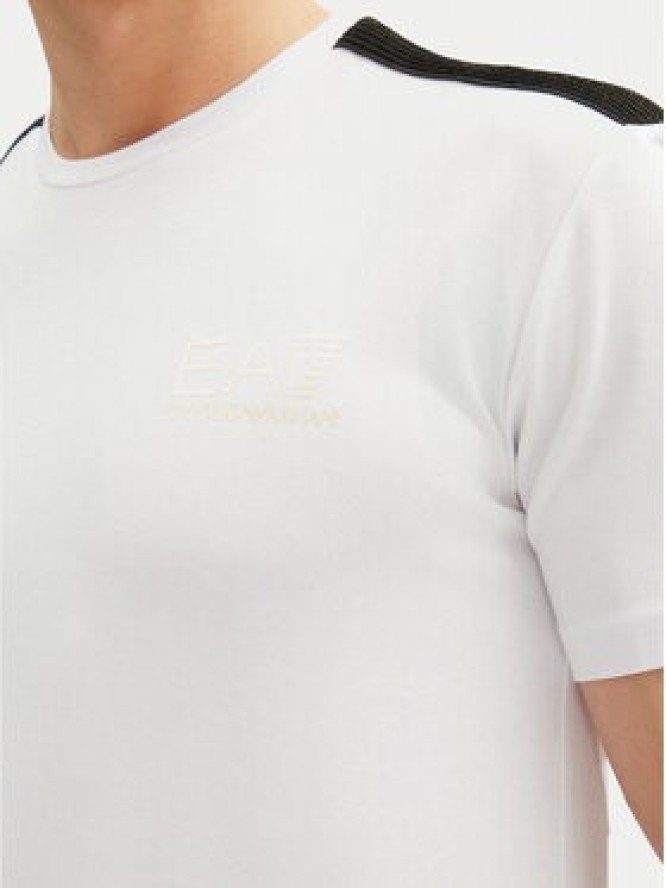 EA7 Emporio Armani T-Shirt 7M000299 AF13739 U0002 Biały Slim Fit