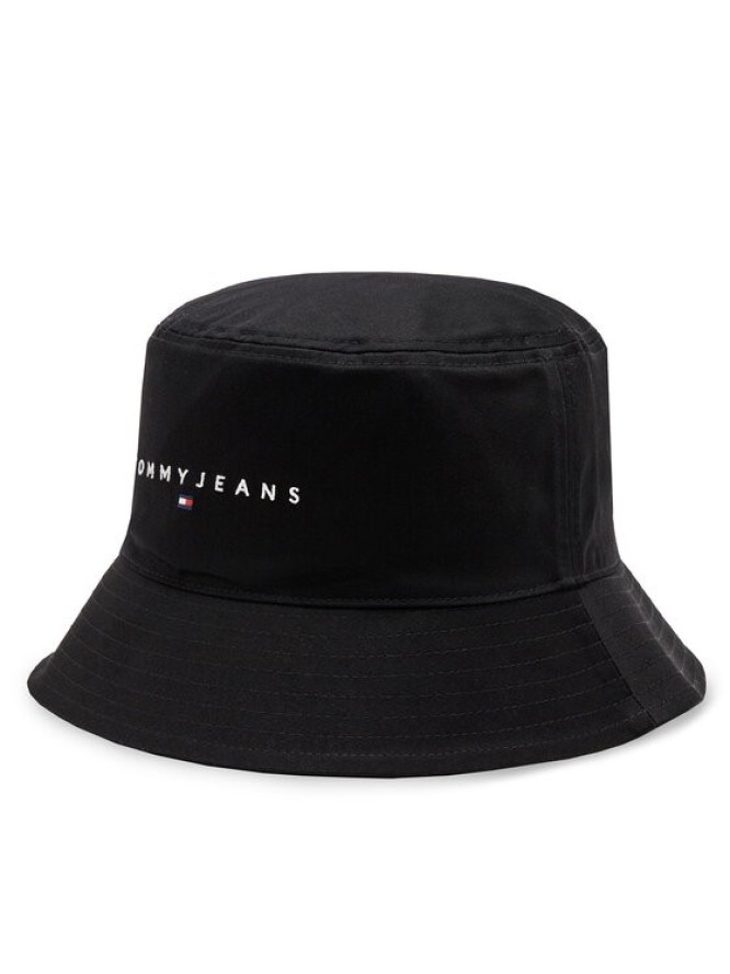 Tommy Jeans Kapelusz Tjm Linear Logo Bucket Hat AM0AM12895 Czarny