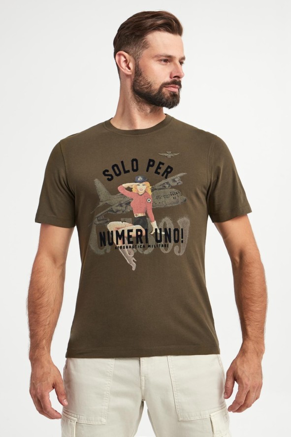 T-shirt męski AERONAUTICA MILITARE