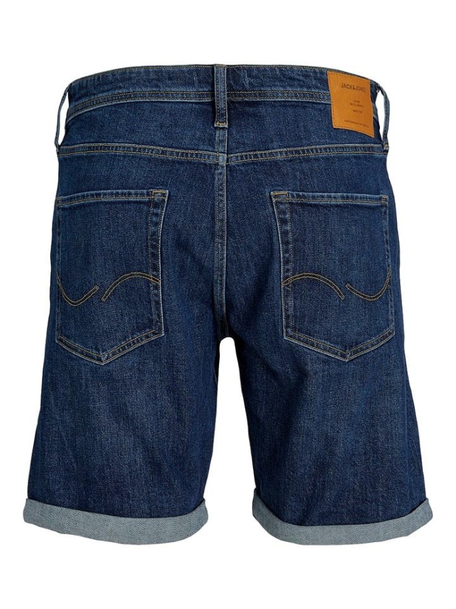 Jack & Jones Szorty dżinsowe "Chris" w kolorze granatowym rozmiar: XL