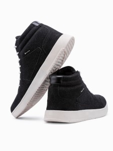 Buty męskie sneakersy za kostkę - czarne V3 T418 - 44