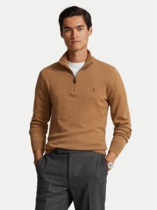 Polo Ralph Lauren Sweter 710876756013 Brązowy Regular Fit