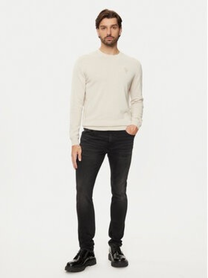 KARL LAGERFELD Sweter 655029 544301 Beżowy Regular Fit