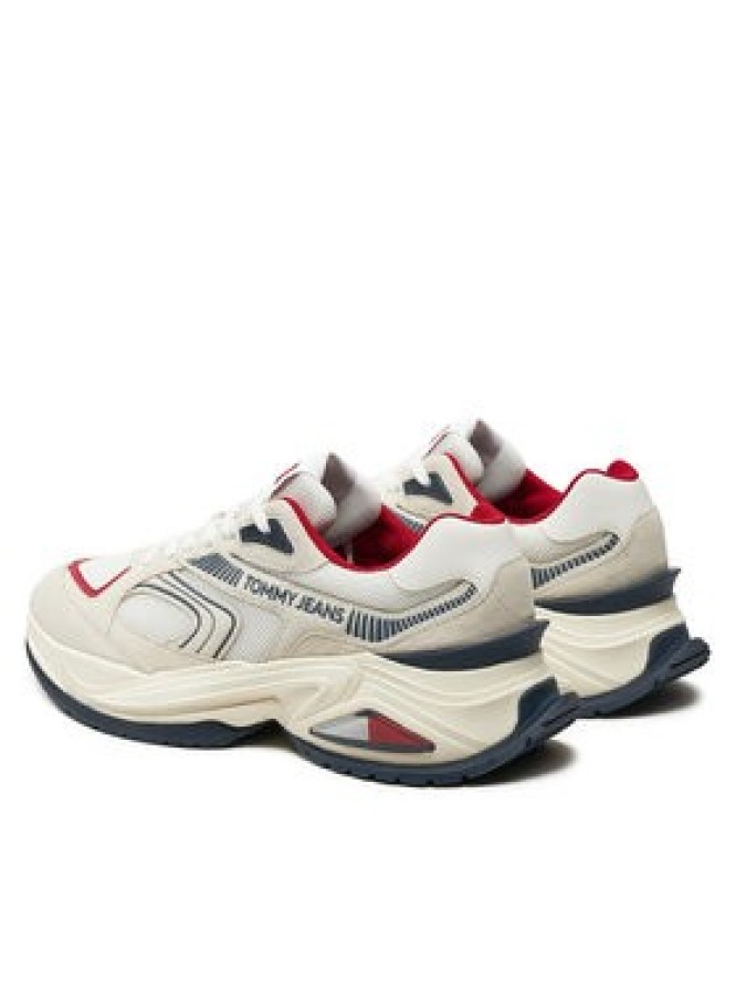 Tommy Jeans Sneakersy Confortable Runner EM0EM01416 Beżowy