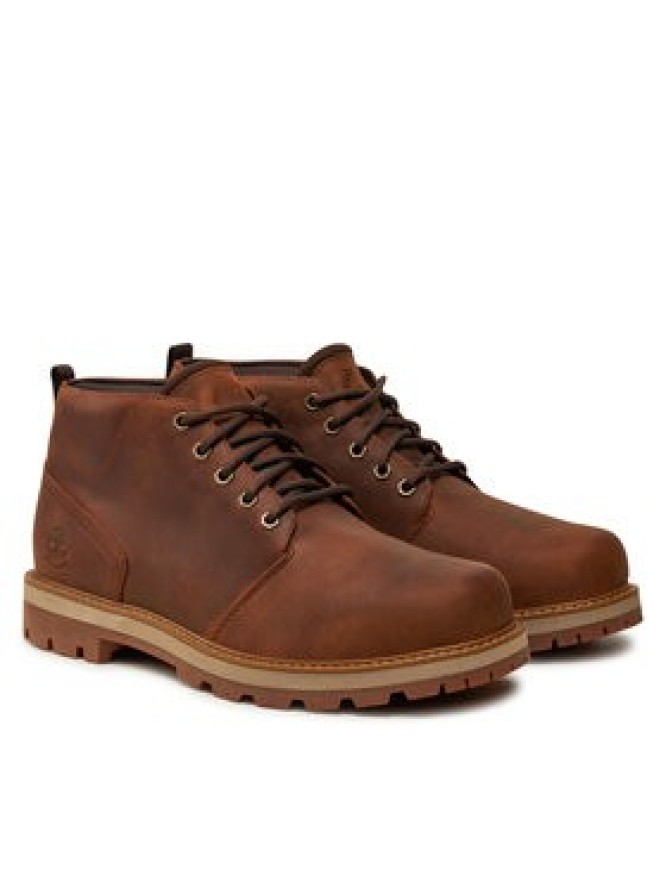 Timberland Trzewiki BRITTON ROAD MID CHUKKA WP TB0A69TWEM61 Brązowy