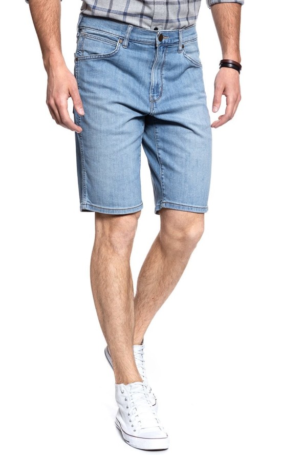 KRÓTKIE SPODENKI WRANGLER DENIM SHORT LIGHT FEATHER W14CQA14R