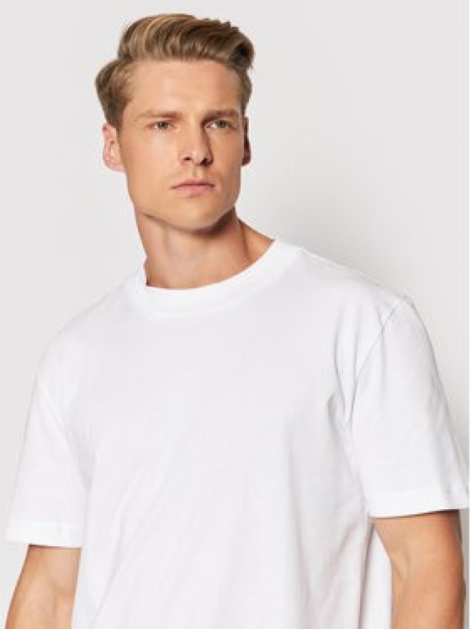 Selected Homme T-Shirt Colman 16077385 Biały Relaxed Fit