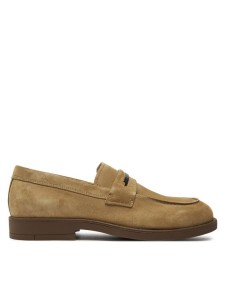 Calvin Klein Półbuty Moccasin Suede HM0HM01469 Brązowy