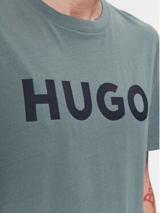 Hugo T-Shirt Dulivio 50467556 Zielony Regular Fit