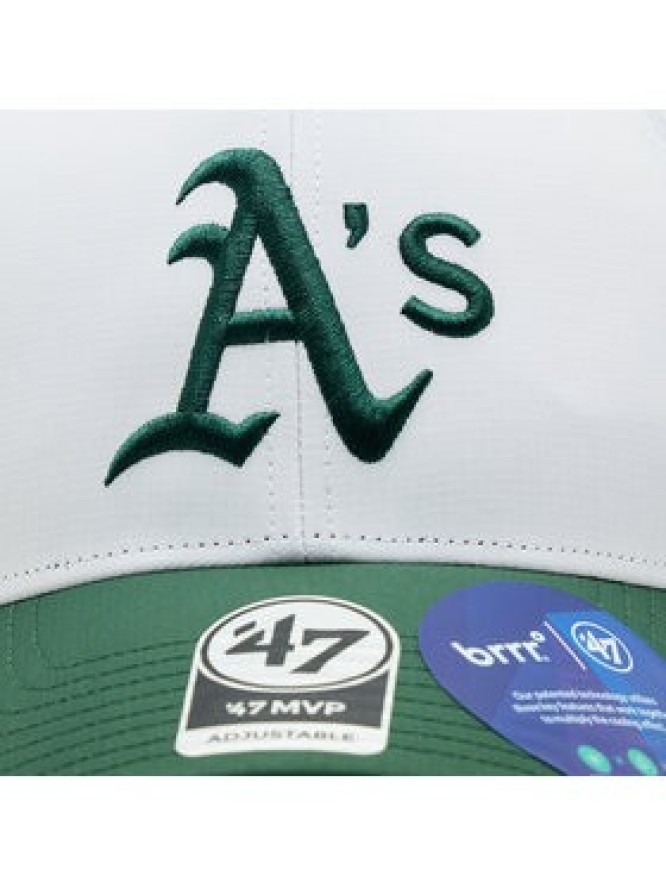 47 Brand Czapka z daszkiem MLB Oakland Athletics Brrr TT Snap 47 MVP B-BRTTS18BBP-WH Biały