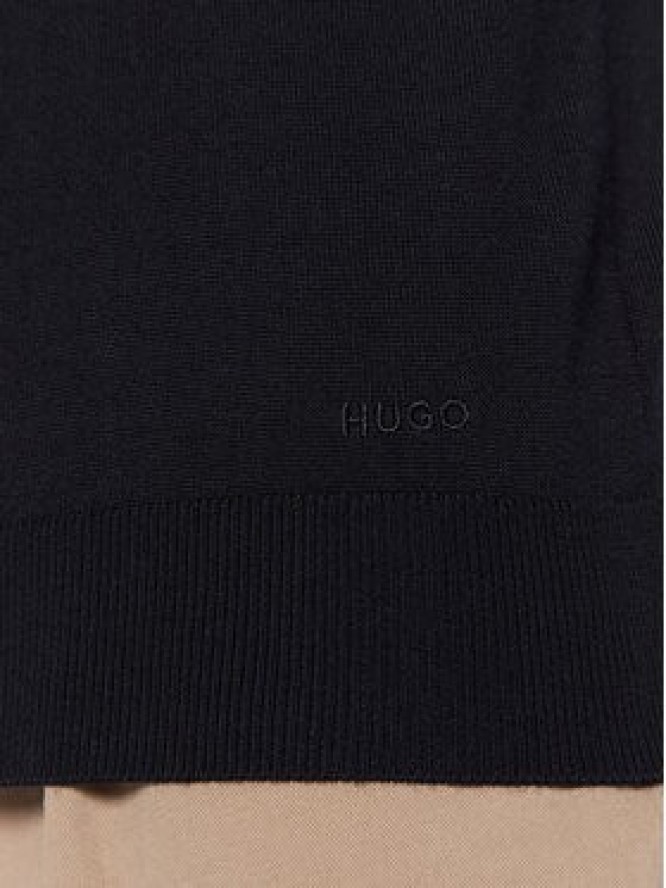 Hugo Sweter San Cedric-M1 50476832 Granatowy Slim Fit