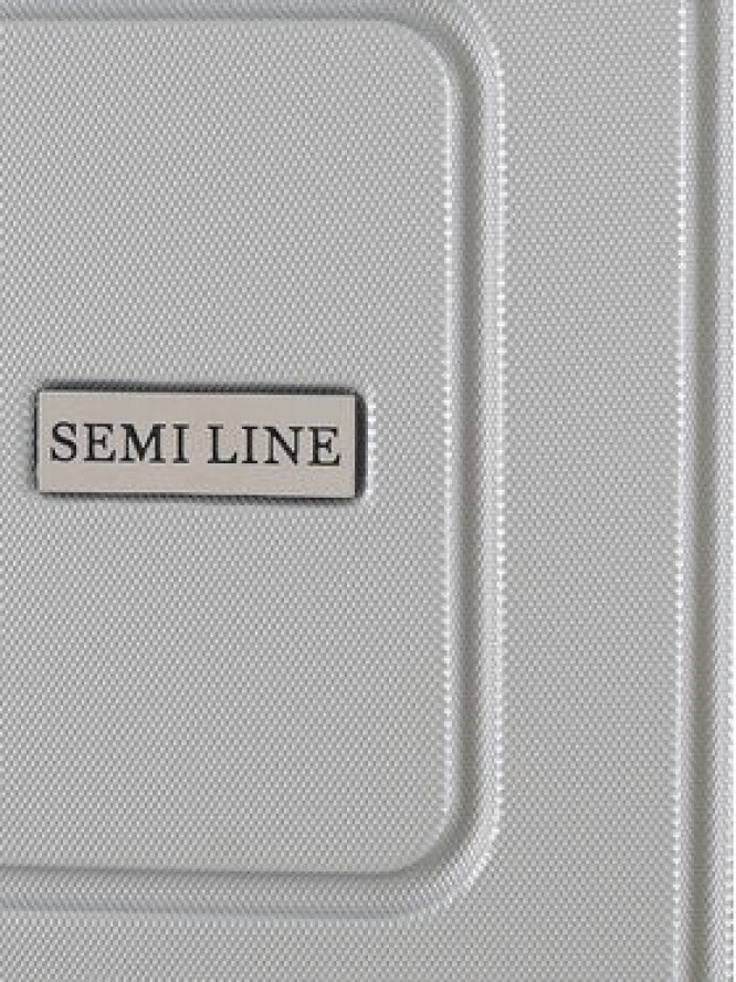 Semi Line Walizka kabinowa T5762-2 Srebrny