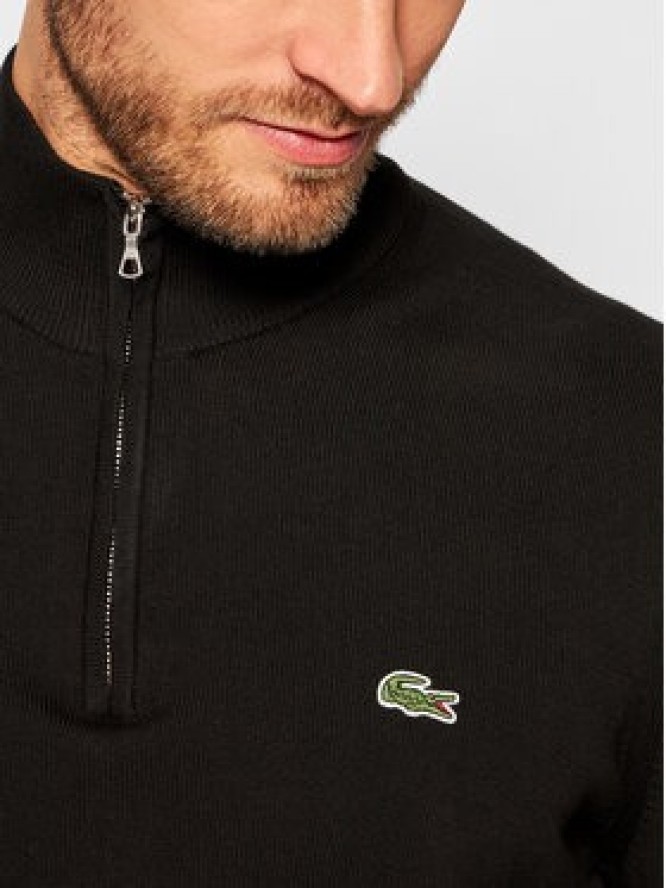 Lacoste Sweter AH1980 Czarny Classic Fit