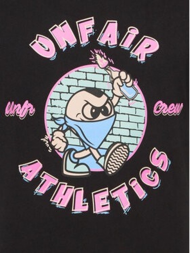 Unfair Athletics T-Shirt UNFR23-010 Czarny Regular Fit