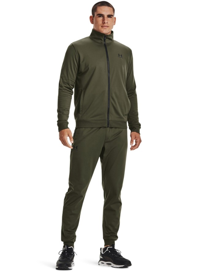 Bluza dresowa męska Under Armour Sportstyle Tricot Jacket - oliwkowa/khaki