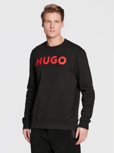 Hugo Bluza Dem 50477328 Czarny Regular Fit