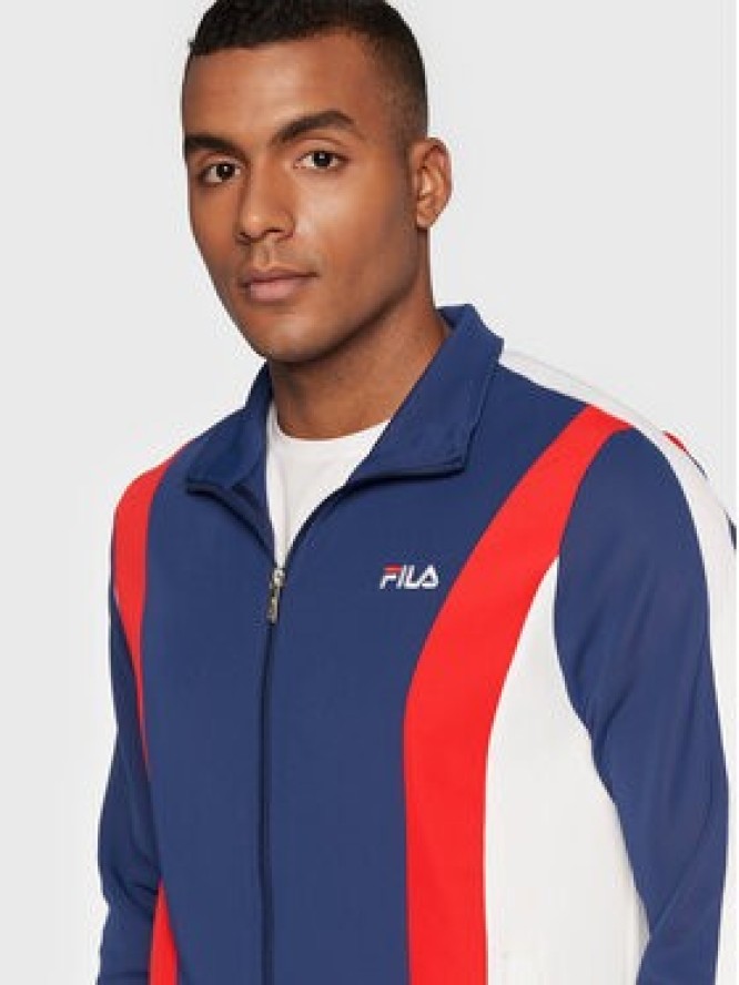 Fila Bluza Bastia FAM0173 Granatowy Regular Fit