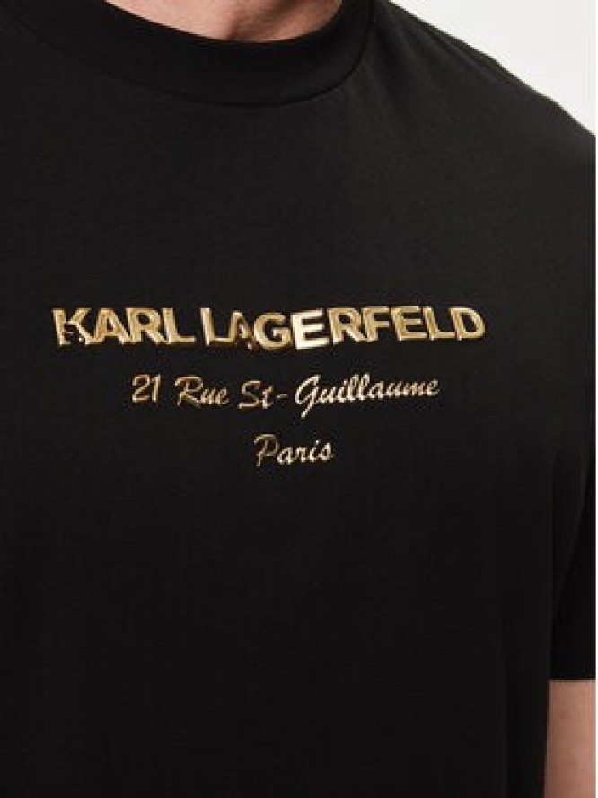 KARL LAGERFELD T-Shirt 755056 542224 Czarny Regular Fit