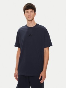 adidas T-Shirt ALL SZN IY4135 Granatowy Loose Fit