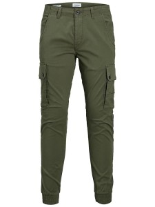 Jack & Jones Bojówki "Paul" w kolorze khaki rozmiar: W30/L34