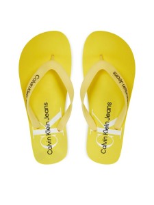 Calvin Klein Jeans Japonki Beach Sandal Monogram Tpu YM0YM00838 Żółty