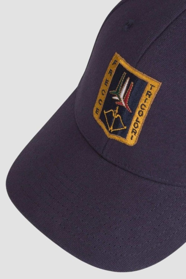 AERONAUTICA MILITARE Granatowa czapka z daszkiem Frecce Tricolori Patch