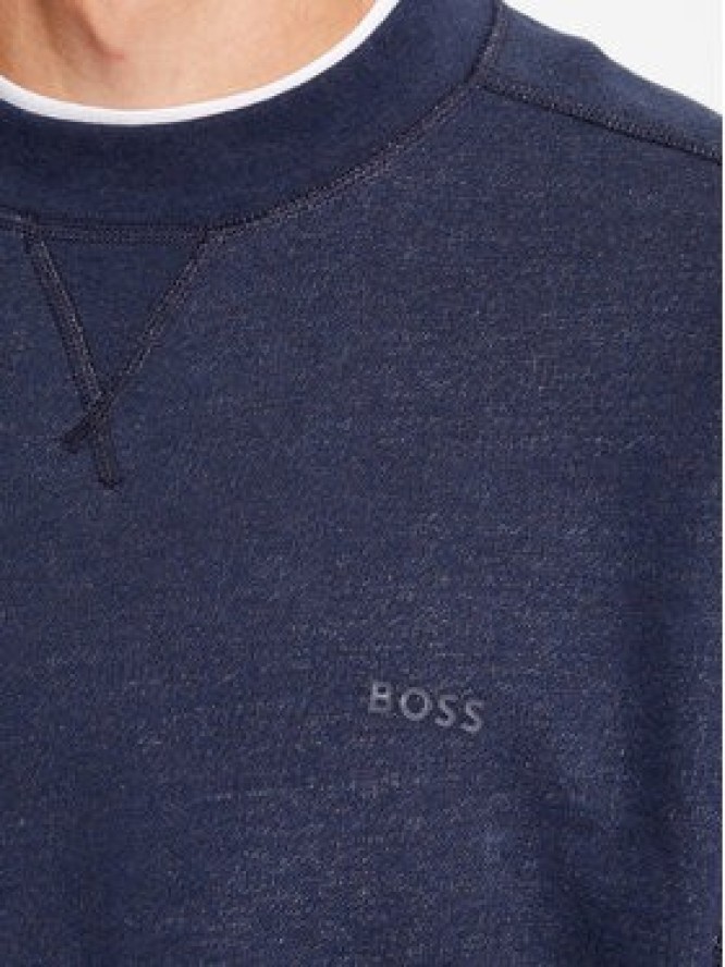 Boss Bluza Weglitchstitch 50499274 Granatowy Regular Fit