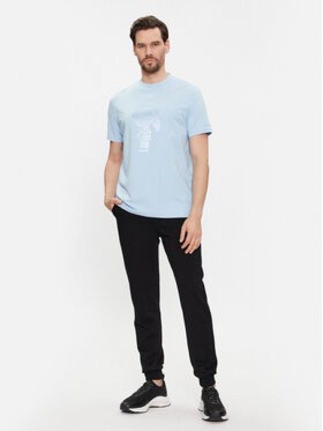 KARL LAGERFELD T-Shirt 755400 541221 Błękitny Regular Fit