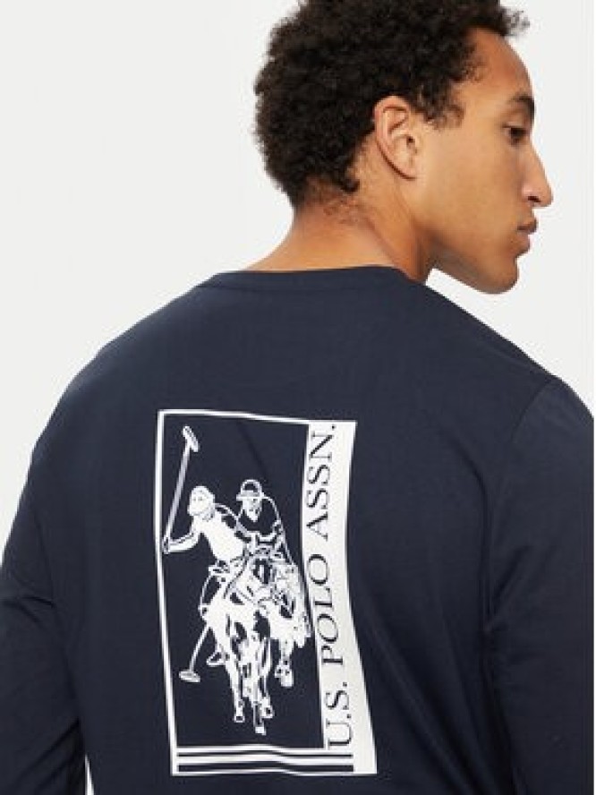 U.S. Polo Assn. Longsleeve MUP2275 Granatowy Regular Fit