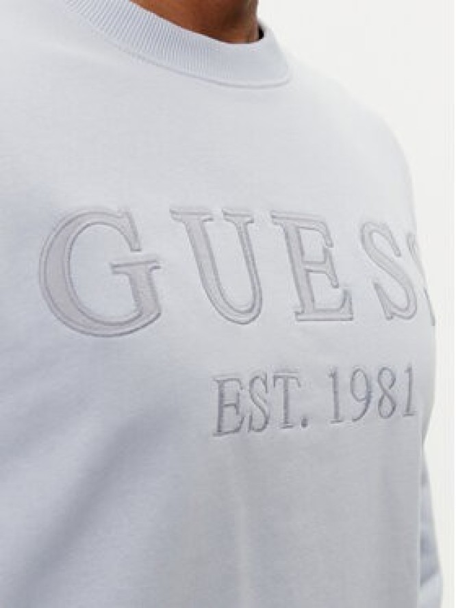 Guess Bluza Beau M4GQ08 KBK32 Błękitny Regular Fit