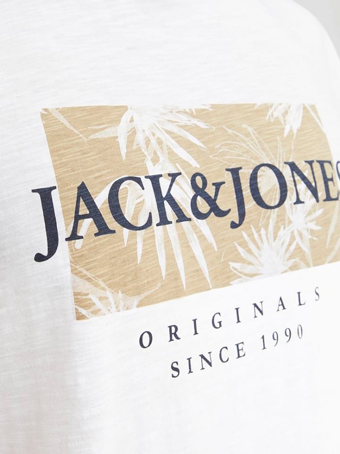 Jack & Jones Koszulka w kolorze białym rozmiar: XL