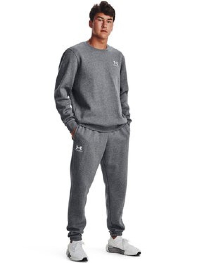 Under Armour Spodnie dresowe UA Essential Fleece Jogger 1373882 Szary Regular Fit