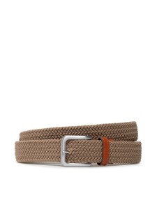 Jack&Jones Pasek Męski Jacspring Woven Belt Noos12118114 Beżowy