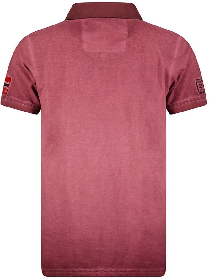 Geographical Norway Koszulka polo "Keony" w kolorze czerwonym rozmiar: S