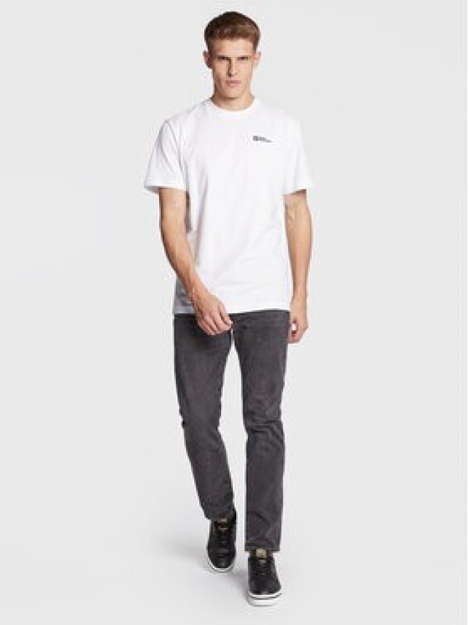 Jack Wolfskin T-Shirt Essential 1808382 Biały Regular Fit