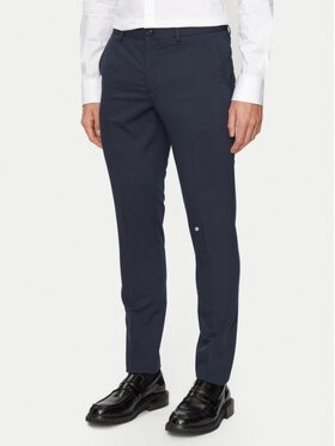 Lindbergh Garnitur 30-606900 Granatowy Slim Fit