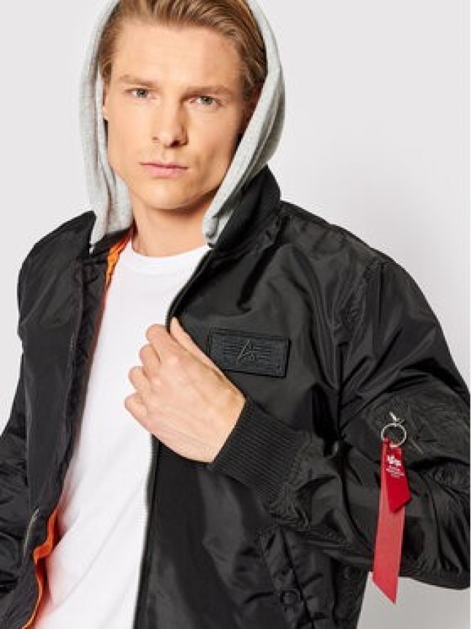 Alpha Industries Kurtka bomber MA-1 196108 Czarny Regular Fit