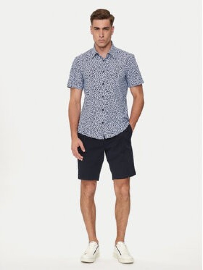 Boss Szorty materiałowe Slice-Short 50512524 Granatowy Slim Fit